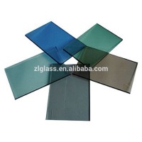 Low price most popular ocean blue reflective glass sheet