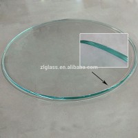 High quality small round coffee table tempered glass top office tempered glass