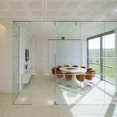 Customer design tempered glass office door price